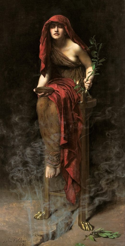 Priestess of Delphi by John Collier