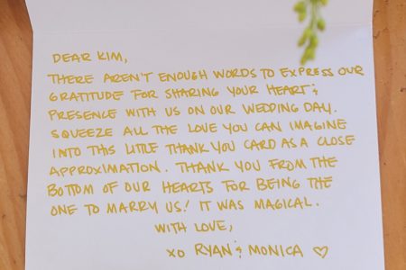Thank you card